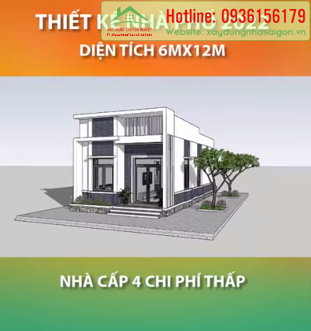 Phối cảnh nhà phố Nguyễn Thị Nhỏ